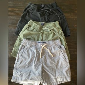 Jcrew and Hollister shorts - men’s xs with 5”inseam